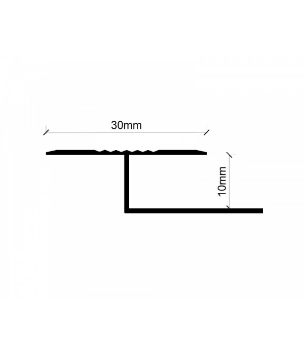 LPZZ10 - 30 MM LAMİNANT PARKE Z PROFİLİ MAT ELOKSAL 270 CM
