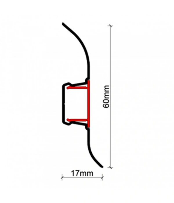 SPALM 6 CM ALÜM. SÜPÜRGELİKLER 250 CM