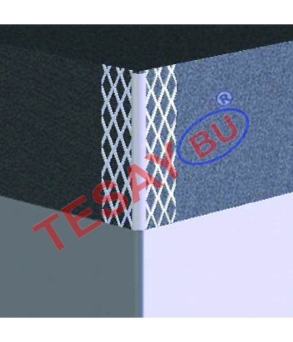 SVALM300 - Alüminyum Sıva Köşe Profilleri 40*40- 0,45 MM