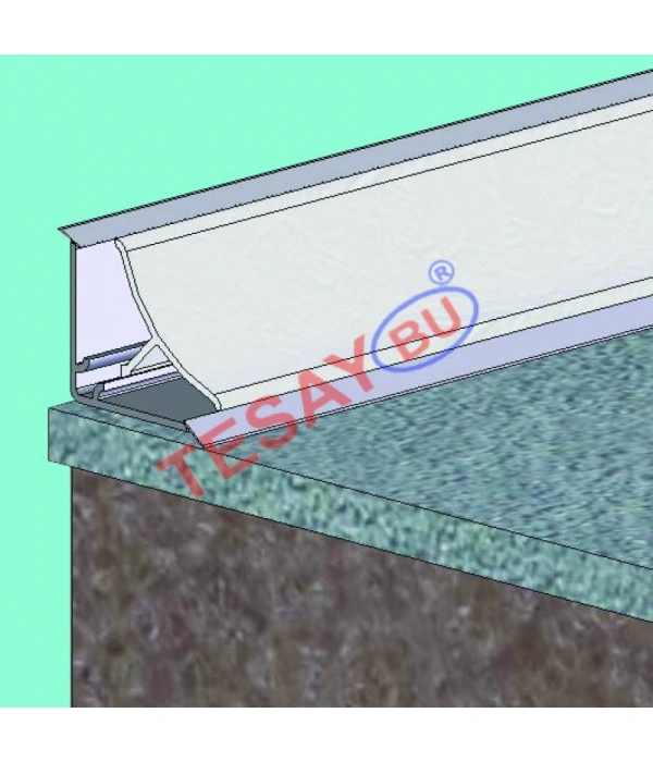 Tİ-15 / 15X15 PVC İÇ BÜKEY SÜPÜRGELİK (KAPLAMALI)