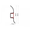 60 MM PVC SÜPÜRGELİK 250 CM