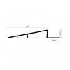 ENKFPRF12 - ENDÜSTRİYEL KOT FARKI PROFİLİ MAT ELOKSAL 250 CM