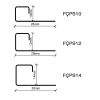 FÇPS1030-10 MM PASLANMAZ SERAMİK PROFİLİ 270 CM SATİNE