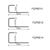 FÇPSE1030-10 MM AÇIK PASLANMAZ SERAMİK PROFİLİ 270 CM SATİNE