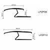 LPZP08 - 27 MM LAMİNANT PARKE Z PROFİLİ MAT ELOKSAL 270 CM