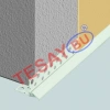 PSDP20FL - PVC Fileli Damlalıklı Köşe Profilleri