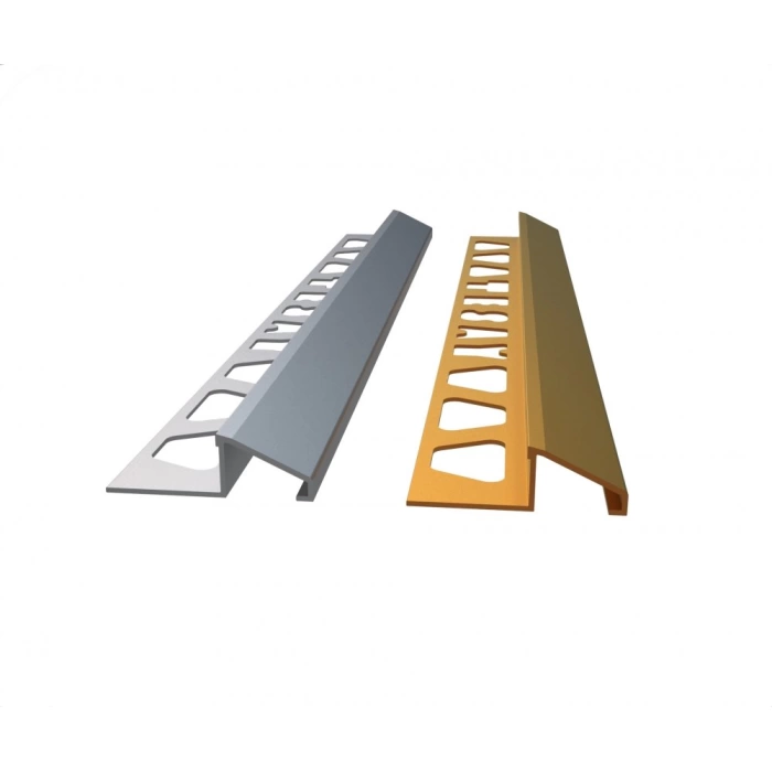 FKFP10- 10 MM SERAMİK ALTI KOT FARKI PROFİLİ SARI ELOKSAL 270 CM
