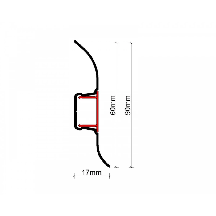 60 MM PVC SÜPÜRGELİK 250 CM