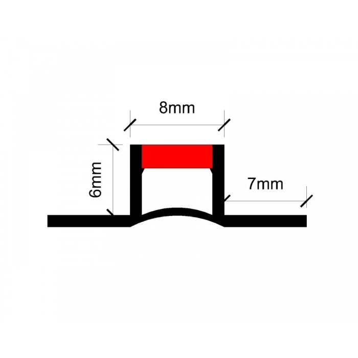 9 MM PVC SERAMİK GRANİT GENLEŞME PROFİLİ BEJ