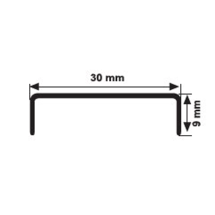 BRCK3061 - 30 mm Deniz serisi bordür profilleri (ayna bakır)