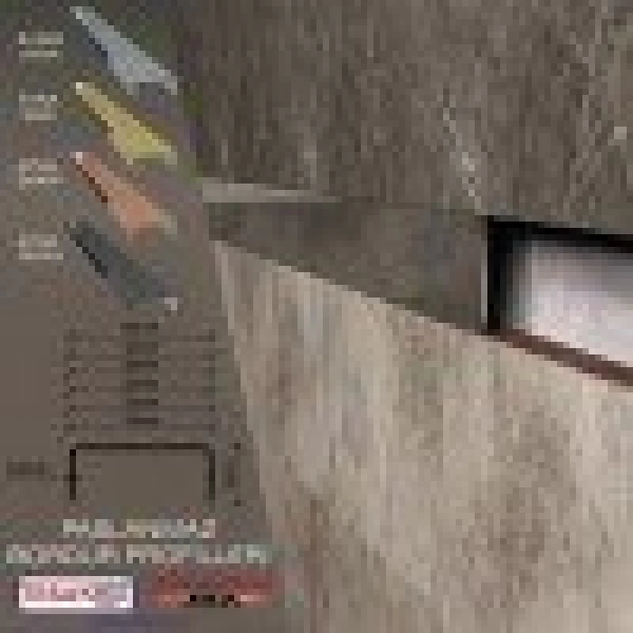 BRCL3070 30 mm paslanmaz çelik bordür profili ( Ayna siyah )