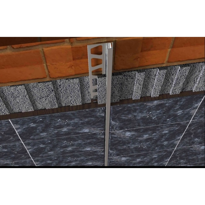 DRZA12 - 12 MM ALÜM. SERAMİK DERZ PROFİLİ MAT ELOKSAL 270