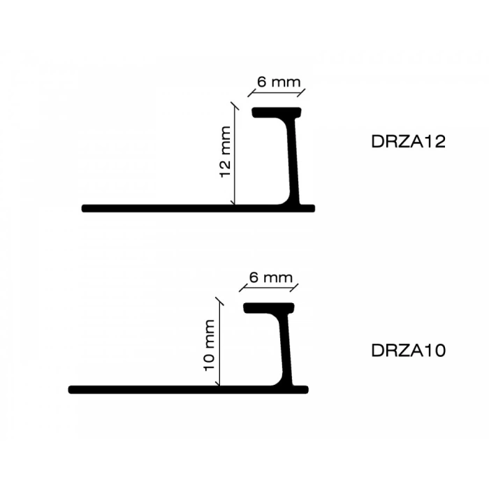 DRZA12 - 12 MM ALÜM. SERAMİK DERZ PROFİLİ MAT ELOKSAL 270