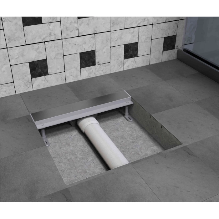 DSTSY8031 -Duş Kanalı 80 CM( Düz Kapak)   SATİNE MAT