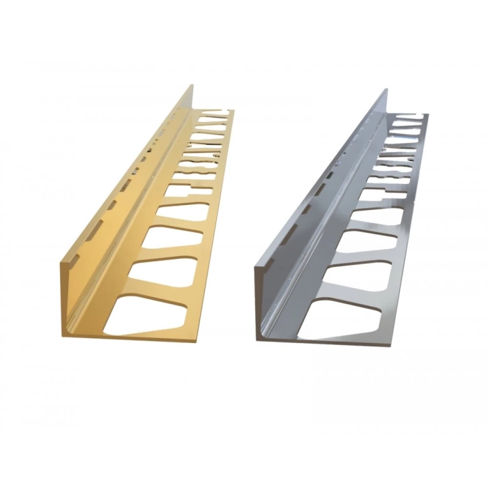 FÇBAK06- 6 MM ALÜM.SERAMİK BİTİM PROFİLİ KROM PARLAK 270 CM
