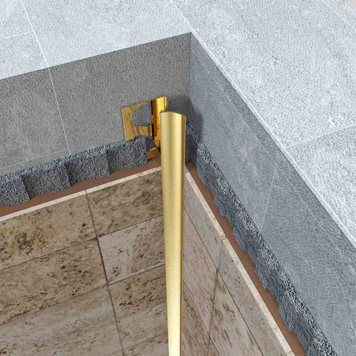 FÇİAK14 - 14 mm Parlak Alüm. İç Köşe Fay. Çıtaları