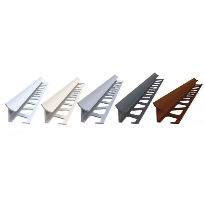 FÇIP12 - 12 mm PVC İç Köşe Fayans Çıtası