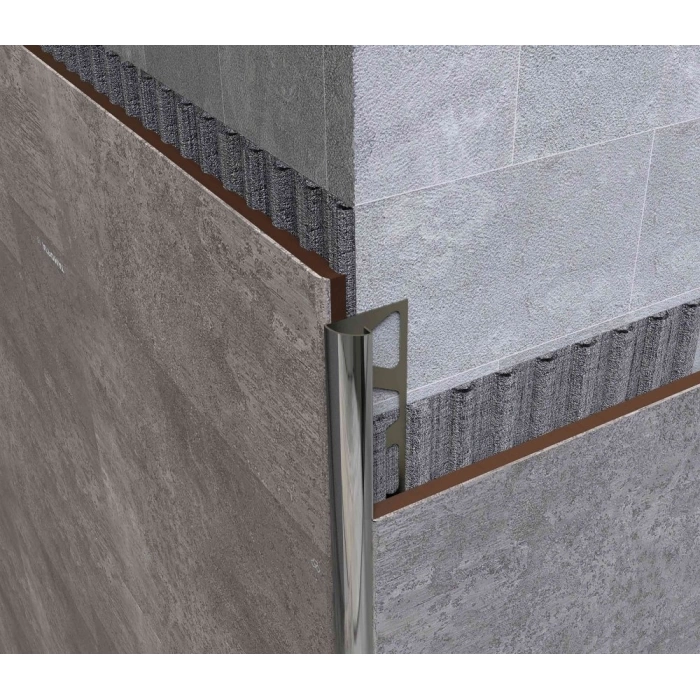 FÇPSO1410 - AYNA KROM OVAL PASLANMAZ FAYANS PROFİLİ