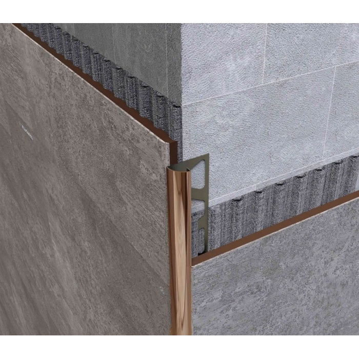 FÇPSO1460 - AYNA BAKIR OVAL PASLANMAZ FAYANS PROFİLİ