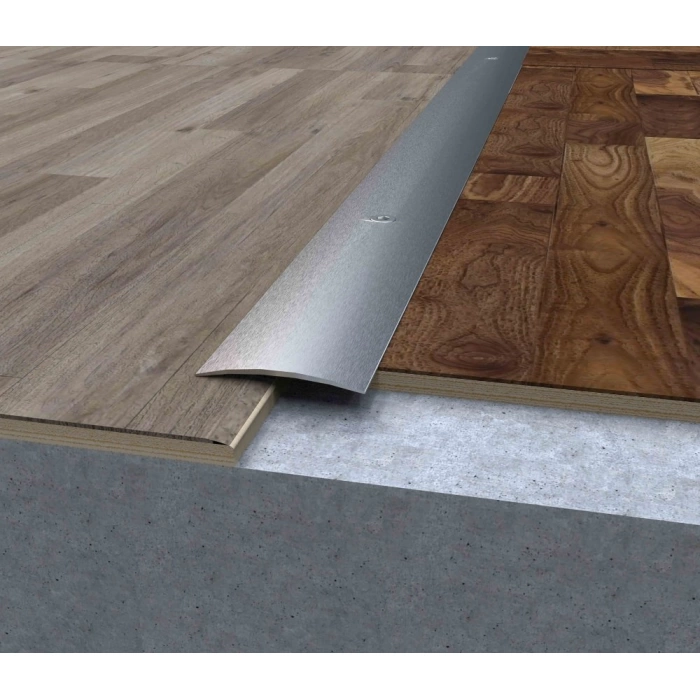 GPRA28 - 28 MM ALÜM. GEÇİŞ PROFİLİ VİDA DELİKLİ MAT ELOKSAL 270 CM