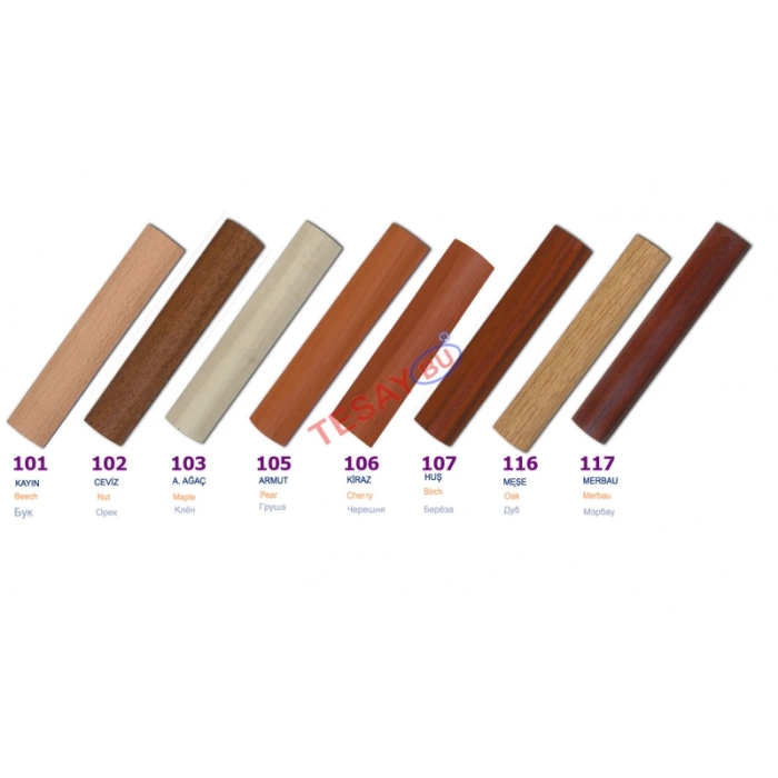 GPRP35 - 35 MM PVC KAPLAMALI GEÇİŞ PROFİLİ BANTLI  270 CM.