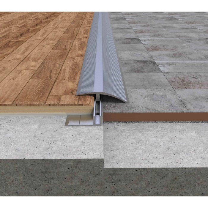 LKFK10- ALÜM.KİLİTLİ KOT FARKI PROFİLİ SARI ELOKSAL 270CM