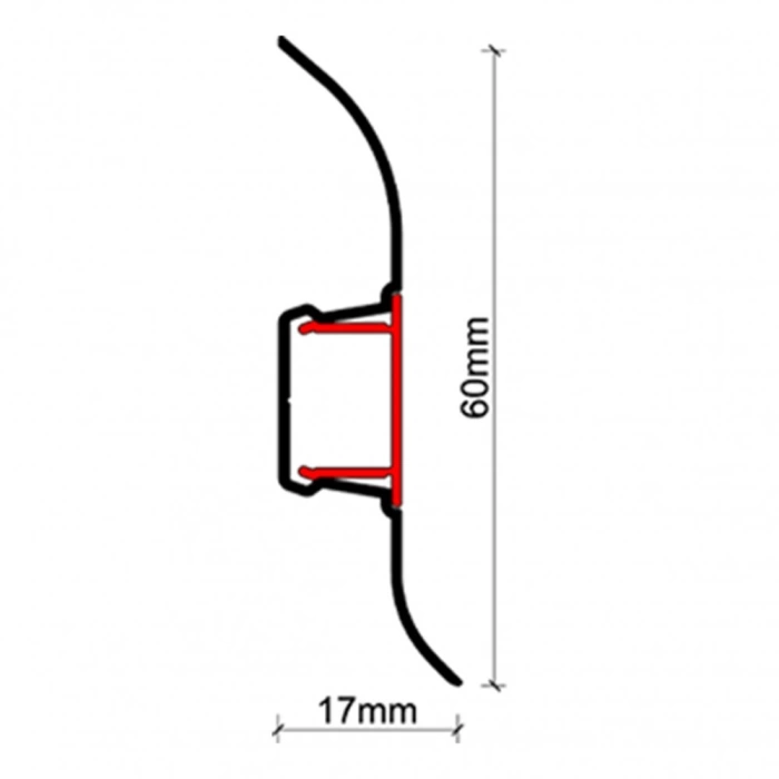 SPALM 6 CM ALÜM. SÜPÜRGELİKLER 250 CM