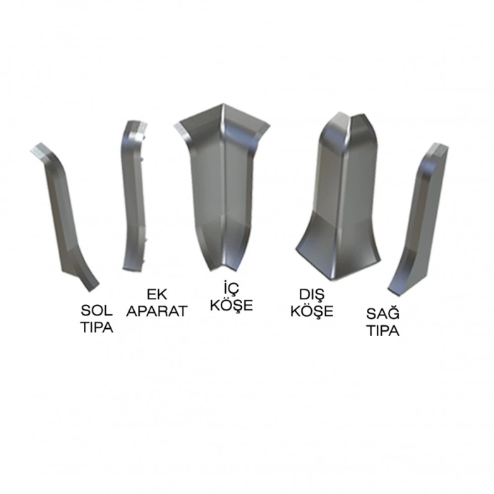 SPALMPR 6 CM ALÜM. SÜPÜRGELİKLER 250 CM KROM PARLAK