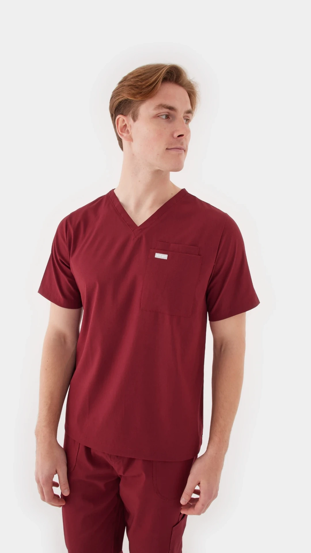 L Y O N -  Bordo Erkek Üst Üniforma (Oversize)
