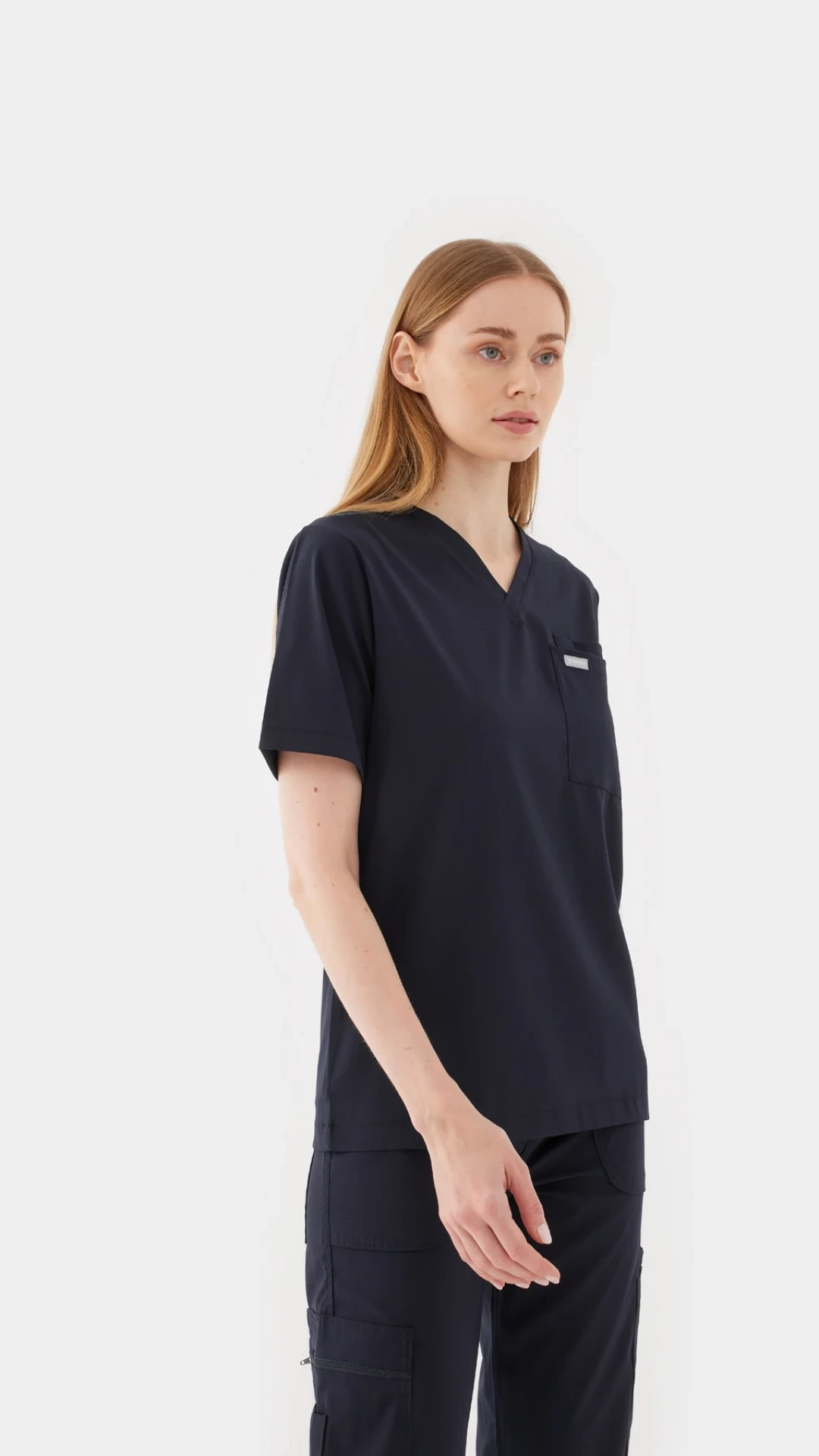 Lyon - Koyu Lacivert Kadın Üst Üniforma (Oversize)