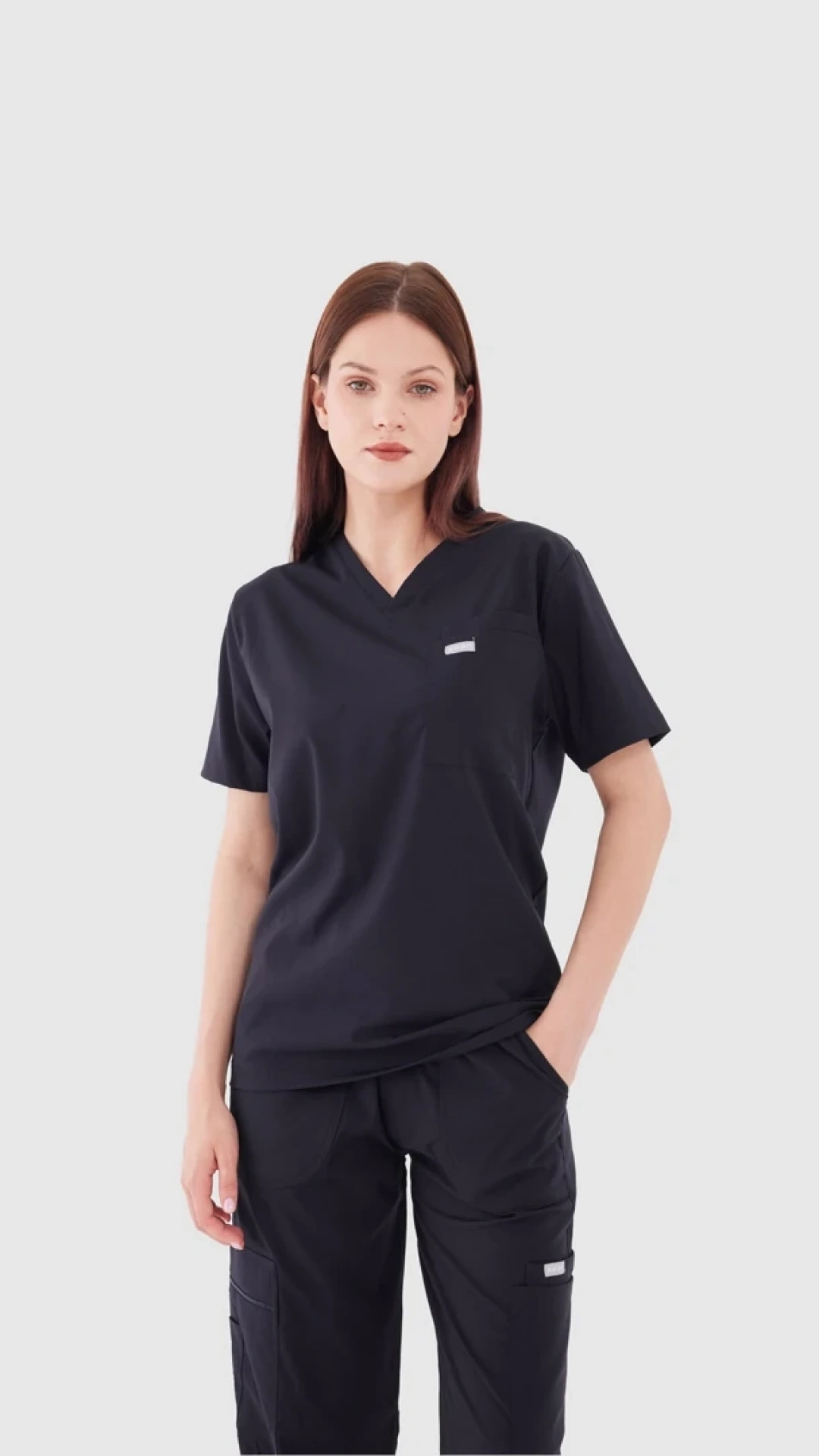 Lyon - Koyu Lacivert Kadın Üst Üniforma (Oversize)