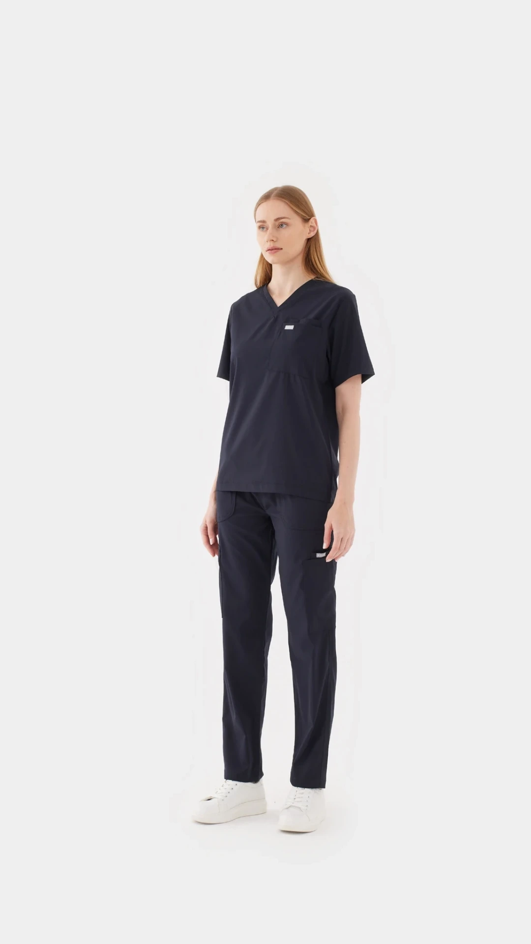 Lyon - Koyu Lacivert Kadın Üst Üniforma (Oversize)