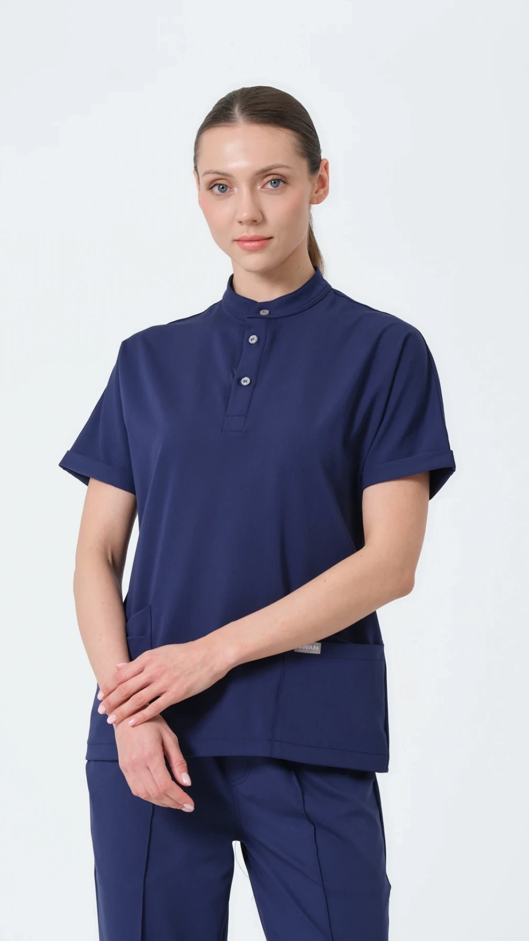 Patrıot Blue (Lacivert) Hemşire Üst Üniforma (Elıte)