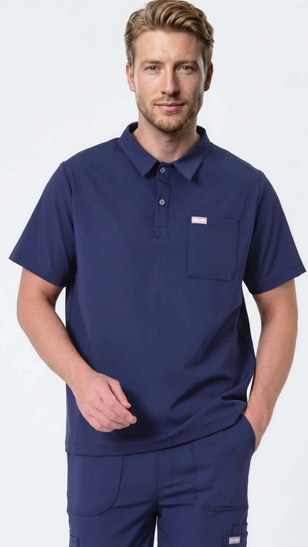Patrıot Blue (Lacivert) Hemşire Üst Üniforma (Elıte)