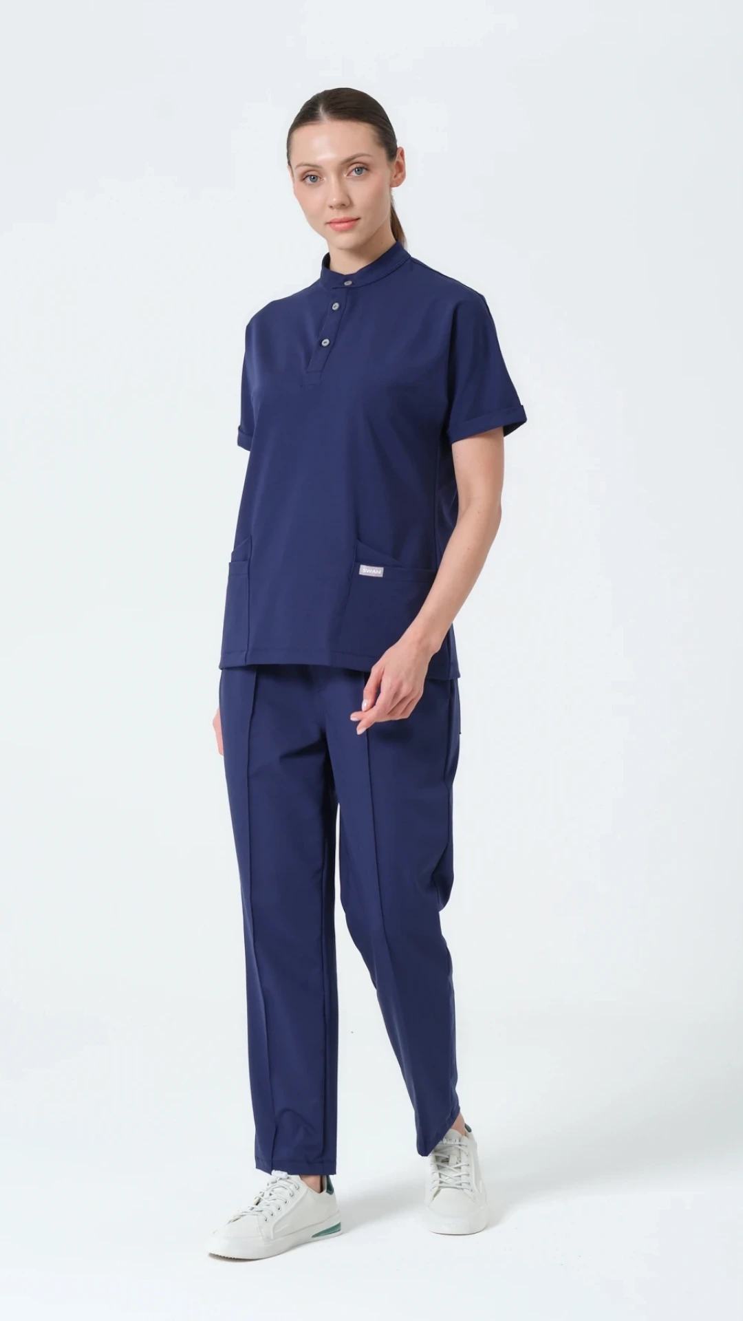 Patrıot Blue (Lacivert) Hemşire Üst Üniforma (Elıte)