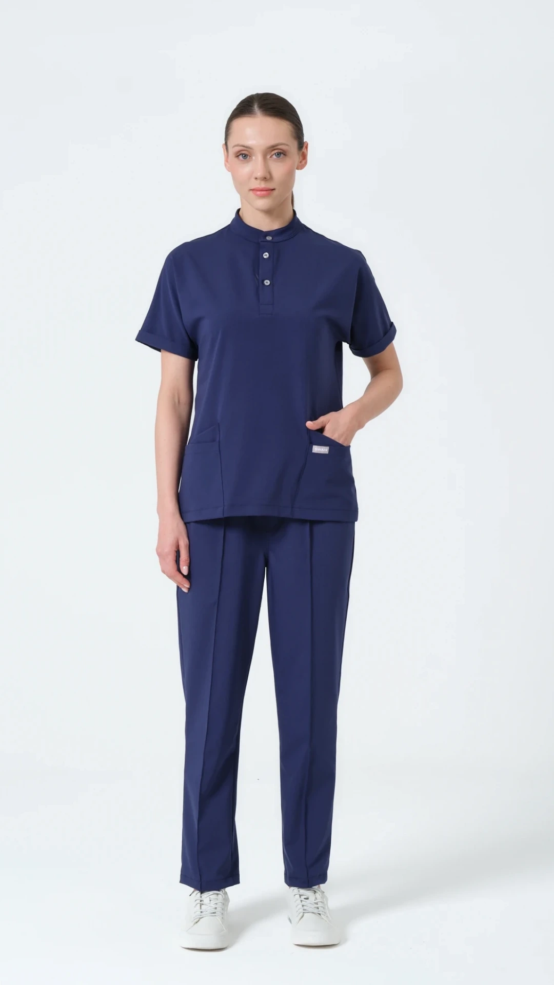 Patrıot Blue (Lacivert) Hemşire Üst Üniforma (Elıte)