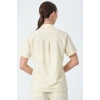 Bej - Sağlık Teknisyen/Tekniker Ve Tıbbi Sekreter Tesettür Üst Üniforma (Elıte)