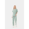 L Y O N - Limon Yeşili Kadın Üst Üniforma (Oversize)