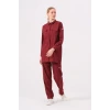 Laura - Bordo Kadın Tesettür Üst Üniforma