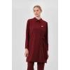 Luna -  Bordo Kadın  Tesettür Üst Üniforma