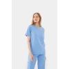 Lyon - Bebe Mavisi Kadın Üst Üniforma (Oversize)