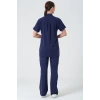 Patrıot Blue (Lacivert) Hemşire Tesettür Üst Üniforma (Elıte)