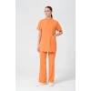 Turuncu- Klinik Destek İşçi Tesettür Üst Üniforma (Elıte)
