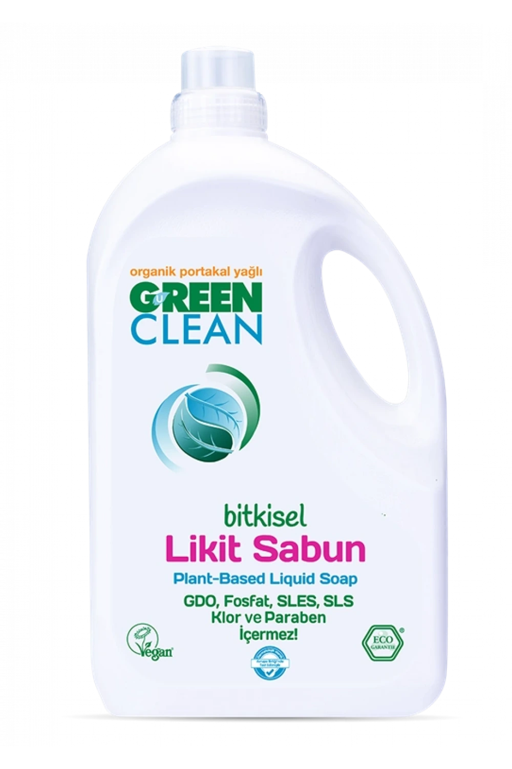 Green Clean Bitkisel ve Doğal Likit Sabun 2750 Ml