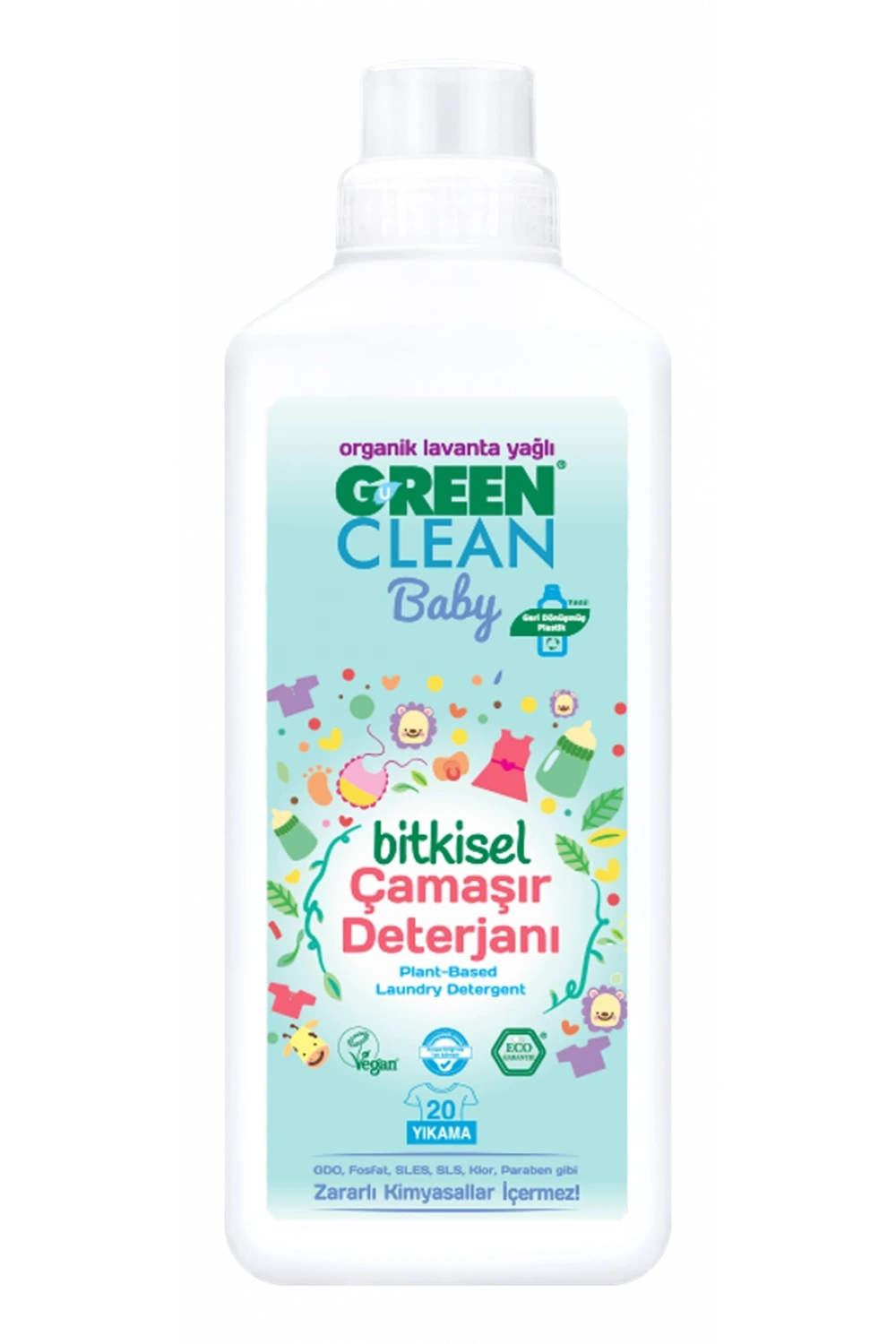 Green Clean Baby Bitkisel Çamaşır Deterjanı 1000 Ml
