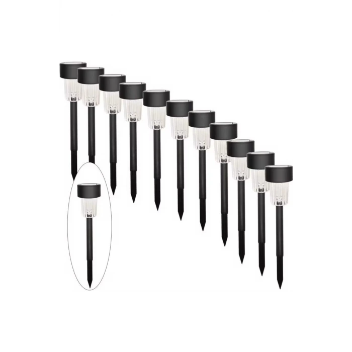 10lu Günes Enerjili Led Bahçe  Lambasi- Solar Aydinlatma