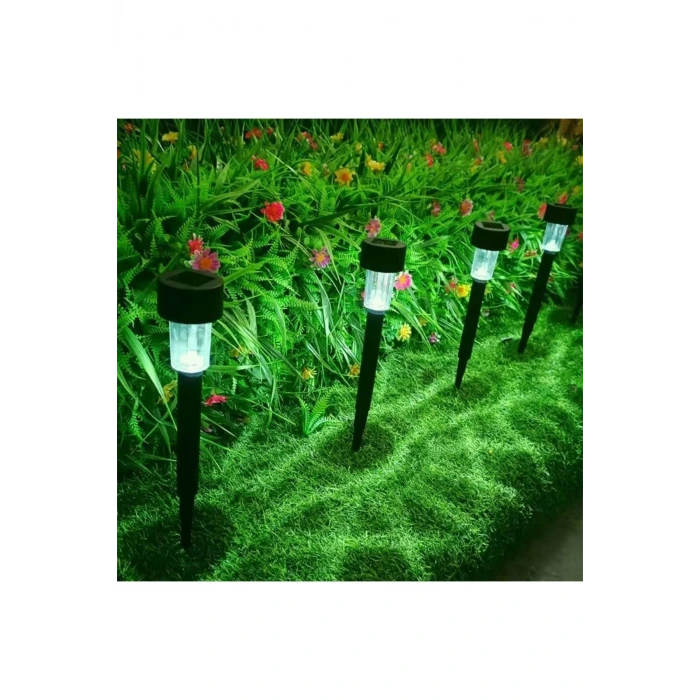 10lu Günes Enerjili Led Bahçe  Lambasi- Solar Aydinlatma