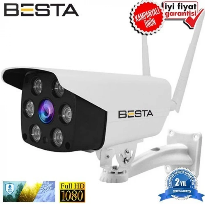 2 MP Çift Antenli Wifi Dış Mekan Güvenlik Kamerası KD-1702