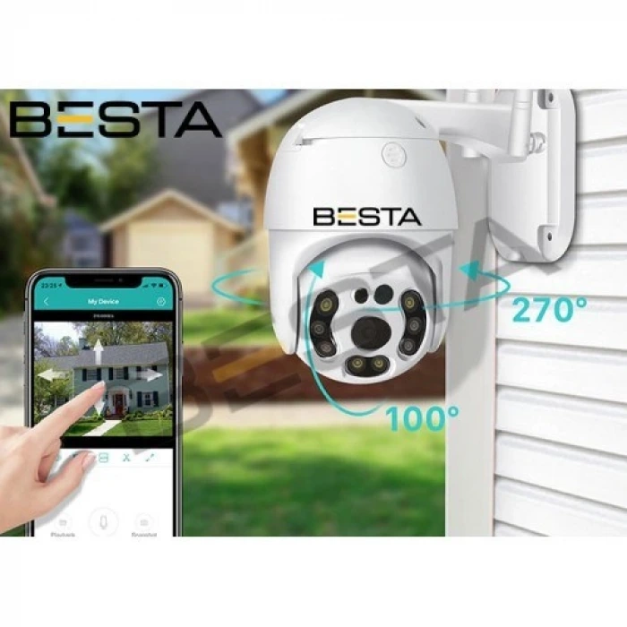 2 MP DIŞ MEKAN WİRELESS KABLOSUZ PTZ GÜVENLİK KAMERASI KD-1701