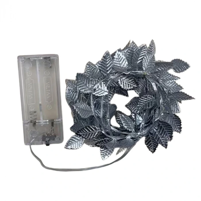 3 Metre Yaldızlı Gümüş LED Işık – Dekoratif Ortam ve Yılbaşı Aydınlatması